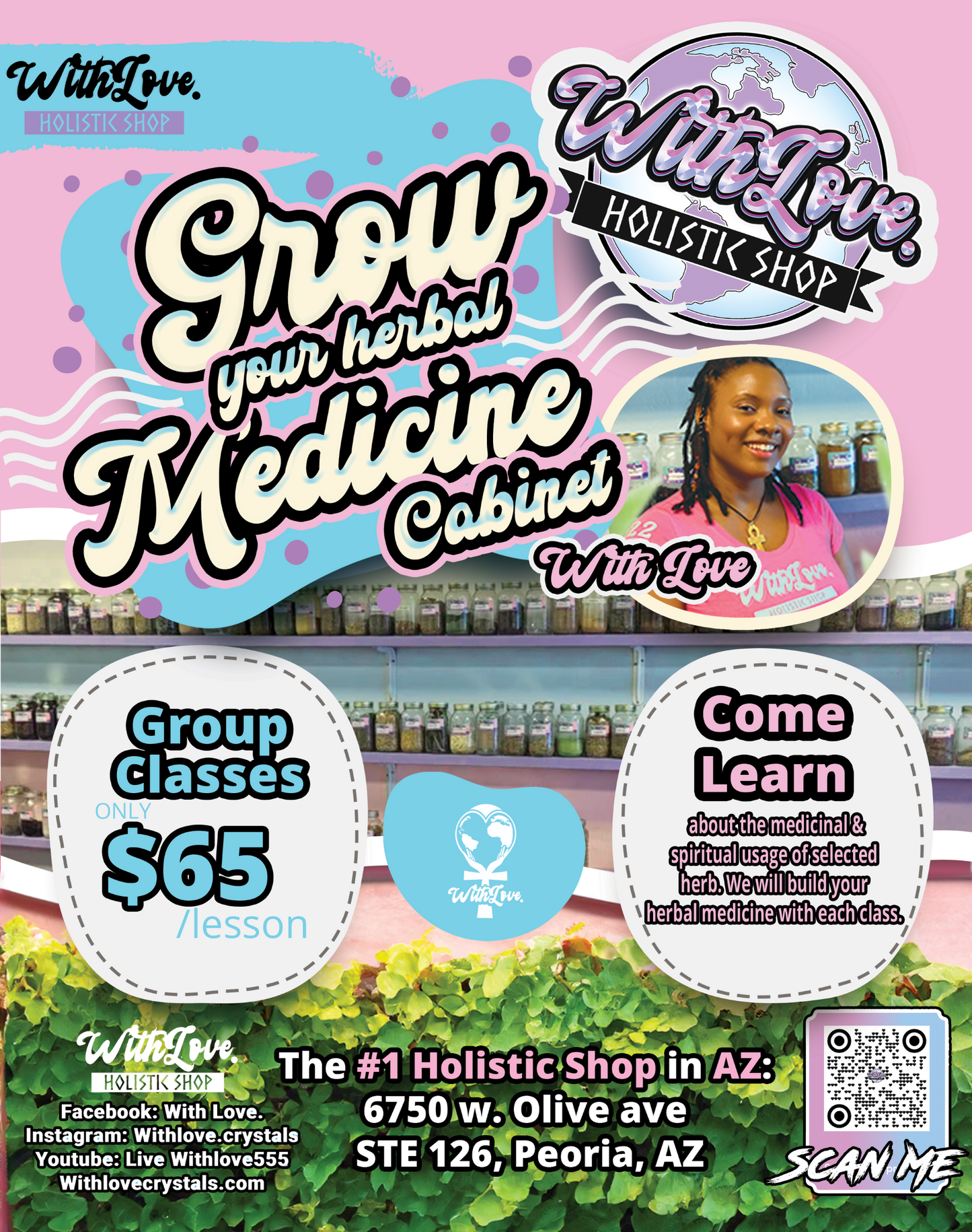 Grow your herbal medicine cabinet class