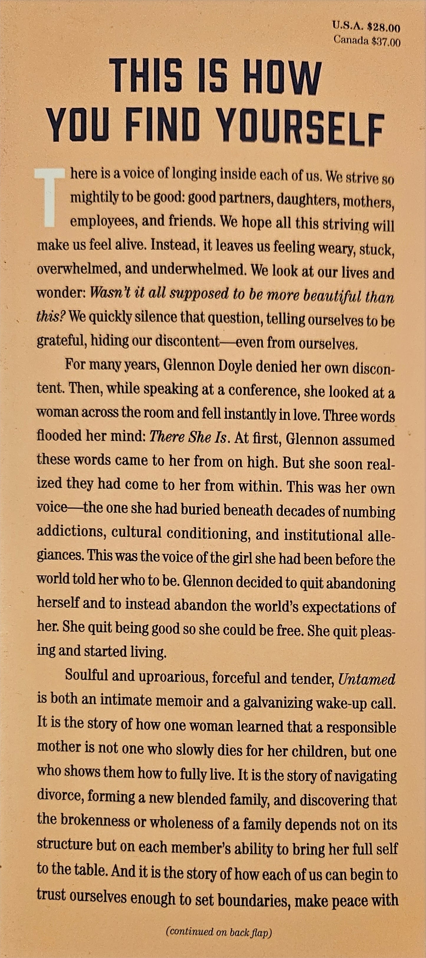 Untamed by Glennon Doyle