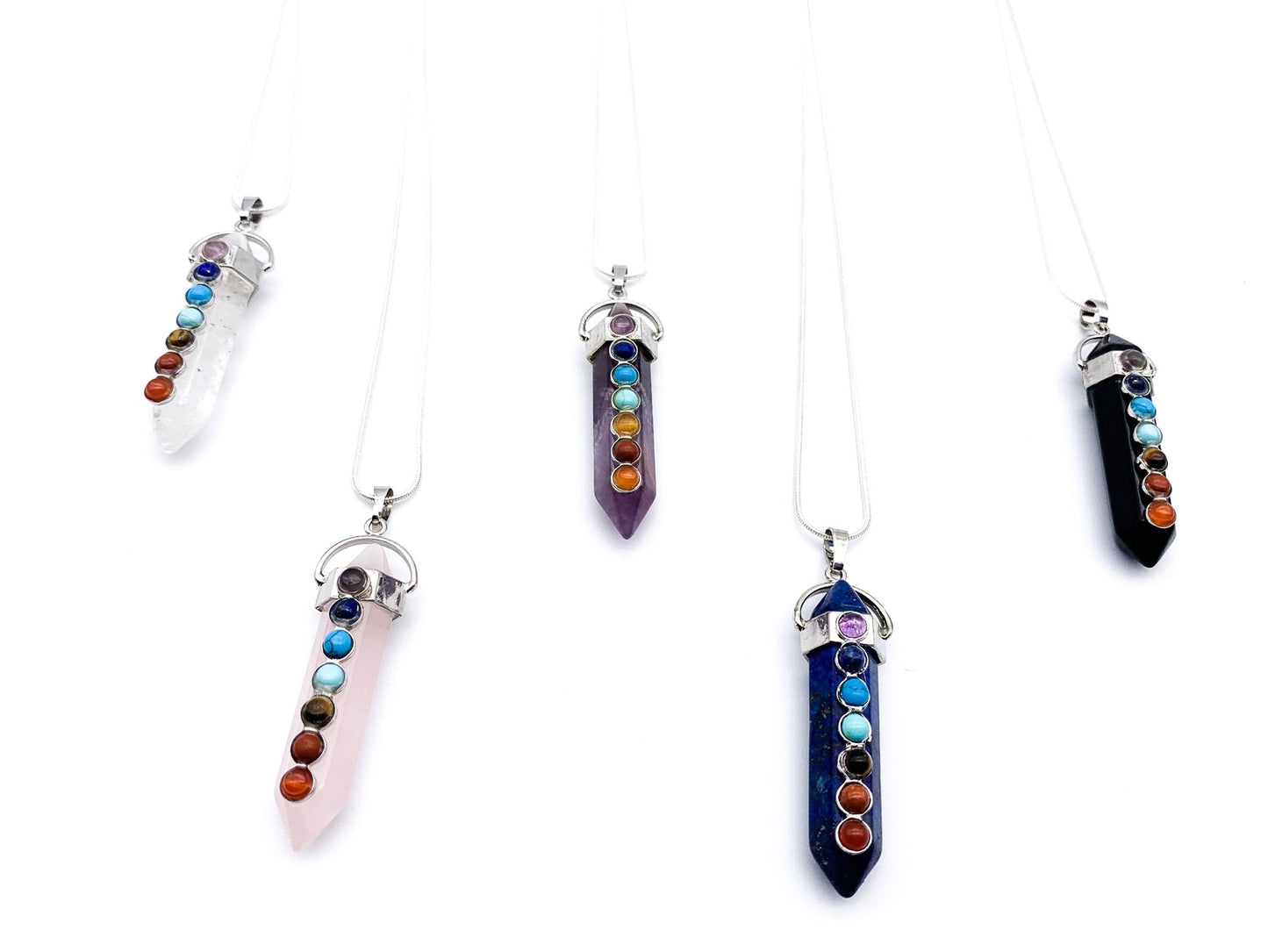 Chakra point necklace