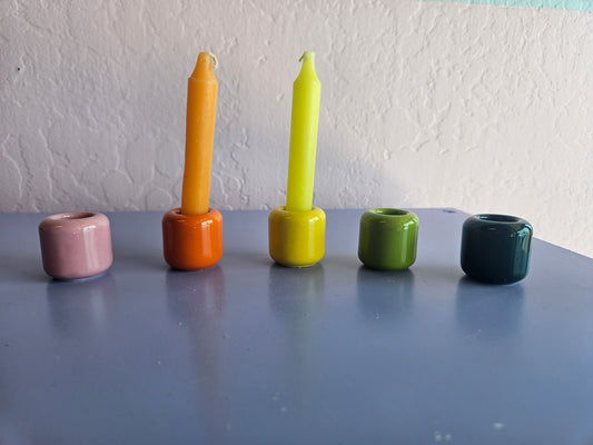 Ceramic candle holder