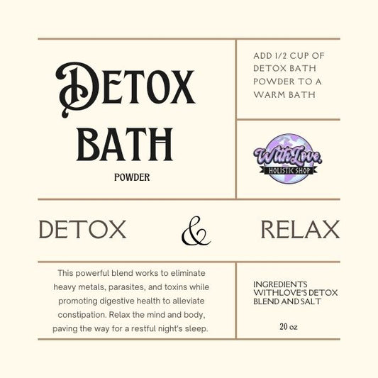 Detox bath powder