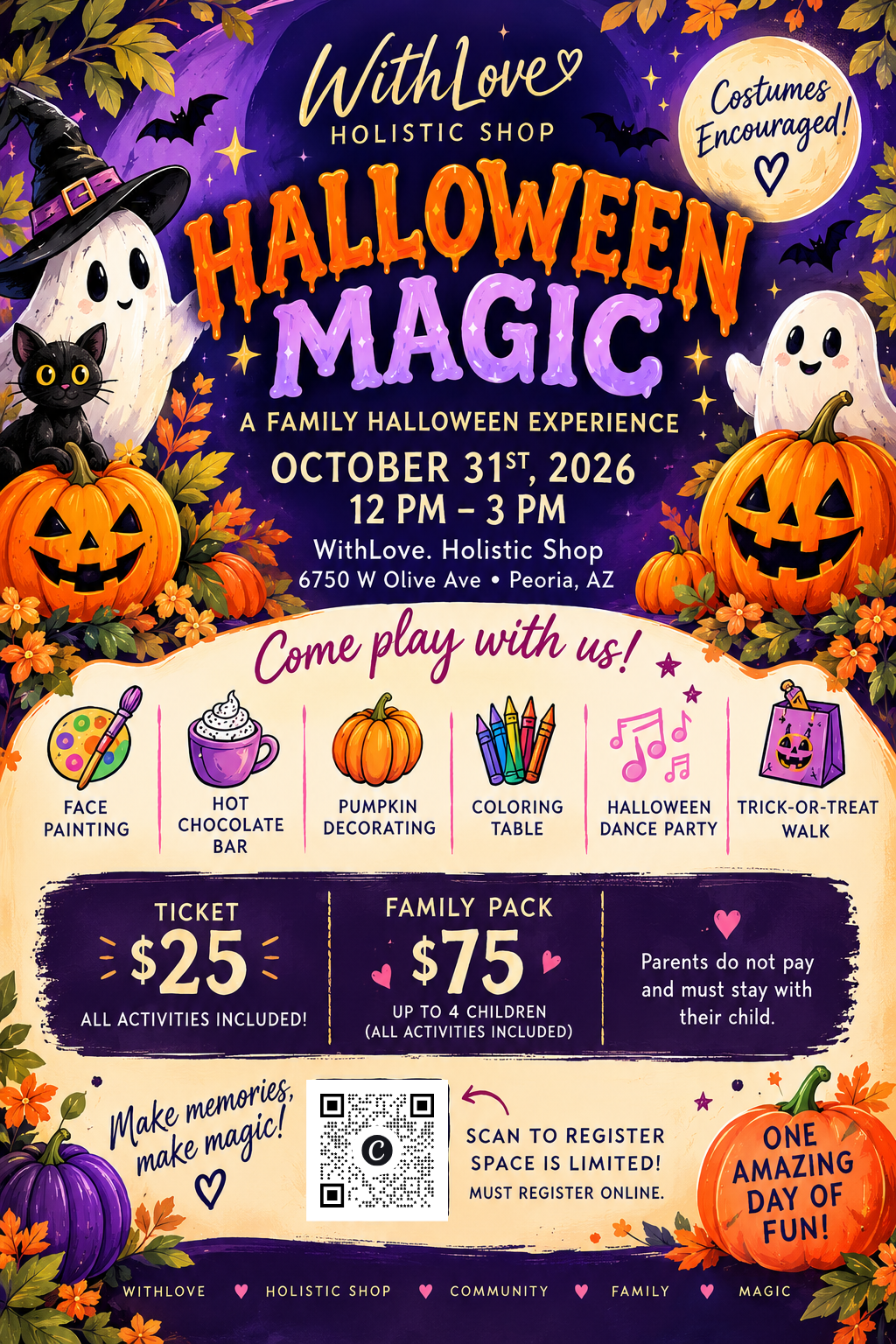 WITHLOVE. HALLOWEEN EVENTS