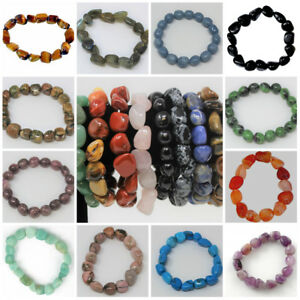 Tumbled crystal bracelets