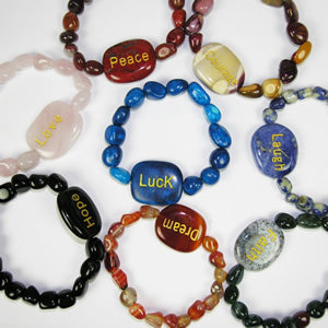 Inspiration tumbled bracelets